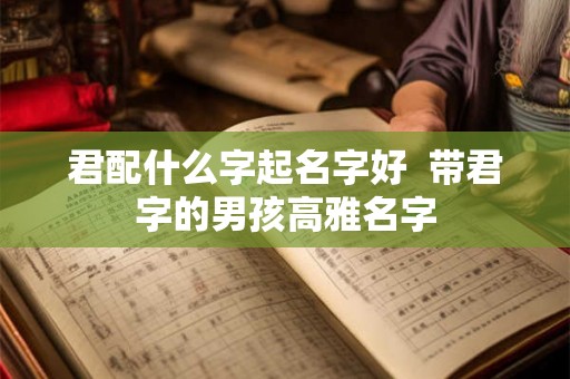 君配什么字起名字好  带君字的男孩高雅名字