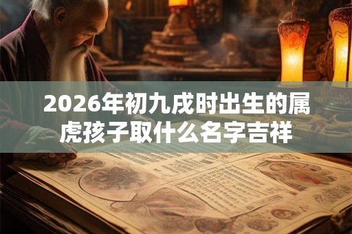 2026年初九戌时出生的属虎孩子取什么名字吉祥 2026年初九戌时出生的属虎孩子取什么名字吉祥