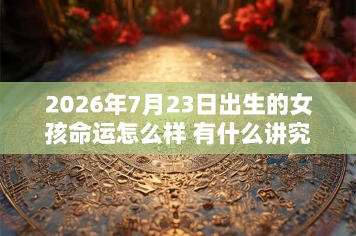 2026年7月23日出生的女孩命运怎么样 有什么讲究