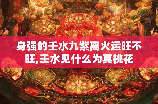 身强的壬水九紫离火运旺不旺,壬水见什么为真桃花