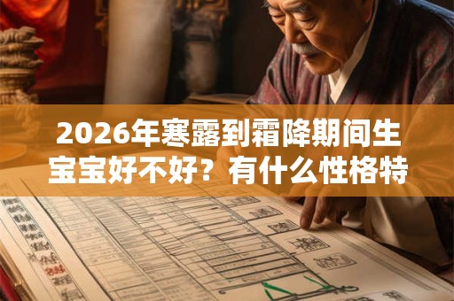 2026年寒露到霜降期间生宝宝好不好？有什么性格特点？