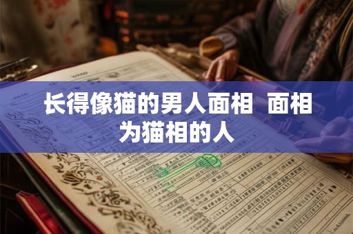 长得像猫的男人面相  面相为猫相的人