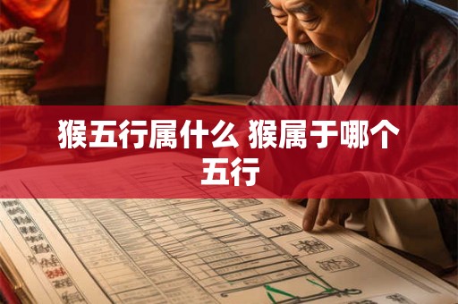 猴五行属什么 猴属于哪个五行