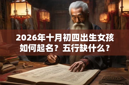 2026年十月初四出生女孩如何起名？五行缺什么？