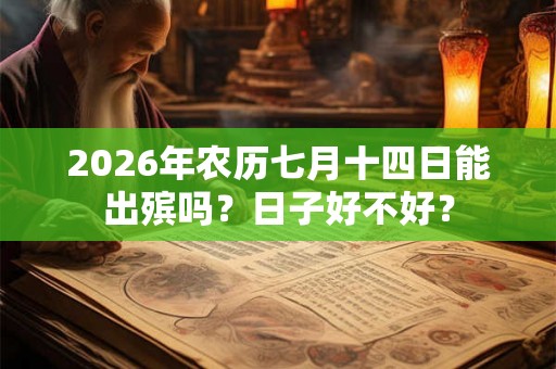 2026年农历七月十四日能出殡吗？日子好不好？
