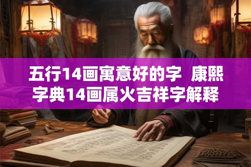 五行14画寓意好的字  康熙字典14画属火吉祥字解释