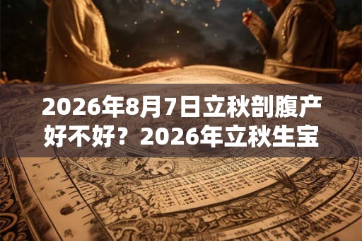2026年8月7日立秋剖腹产好不好？2026年立秋生宝宝好吗？