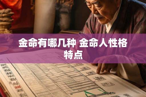 金命有哪几种 金命人性格特点