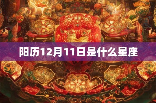 阳历12月11日是什么星座