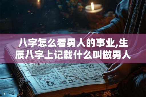 八字怎么看男人的事业,生辰八字上记载什么叫做男人命？