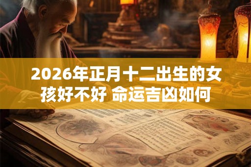 2026年正月十二出生的女孩好不好 命运吉凶如何