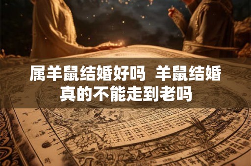 属羊鼠结婚好吗  羊鼠结婚真的不能走到老吗