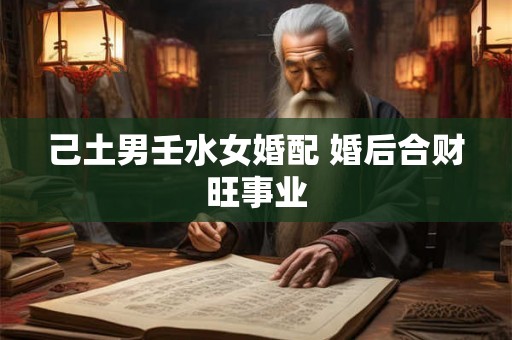 己土男壬水女婚配 婚后合财旺事业