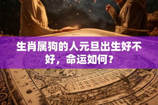 生肖属狗的人元旦出生好不好，命运如何？