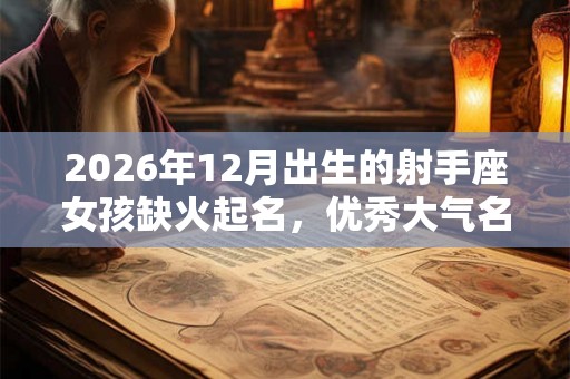 2026年12月出生的射手座女孩缺火起名，优秀大气名字借鉴