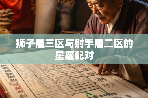 狮子座三区与射手座二区的星座配对 狮子座三区与射手座二区的星座配对