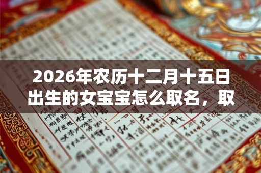 2026年农历十二月十五日出生的女宝宝怎么取名，取什么名？