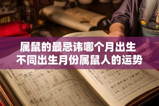 属鼠的最忌讳哪个月出生 不同出生月份属鼠人的运势