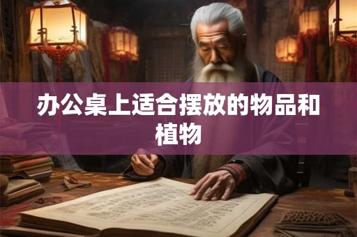 办公桌上适合摆放的物品和植物