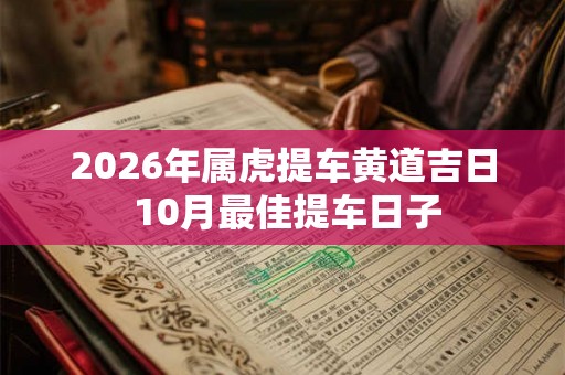 2026年属虎提车黄道吉日 10月最佳提车日子 2026年属虎提车黄道吉日 10月最佳提车日子