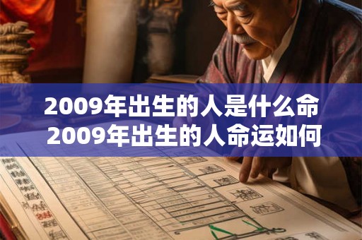 2009年出生的人是什么命 2009年出生的人命运如何