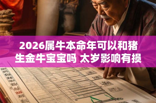 2026属牛本命年可以和猪生金牛宝宝吗 太岁影响有损健康