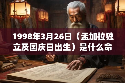 1998年3月26日(孟加拉独立及国庆日出生)是什么命_命运如何 1998年3月26日(孟加拉独立及国庆日出生)是什么命_命运如何