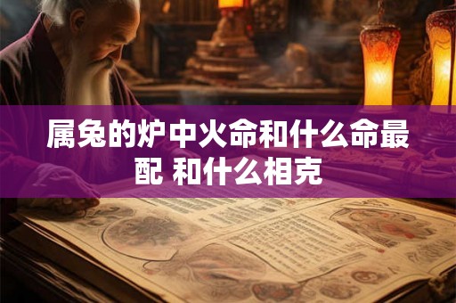 属兔的炉中火命和什么命最配 和什么相克 属兔的炉中火命和什么命最配 和什么相克