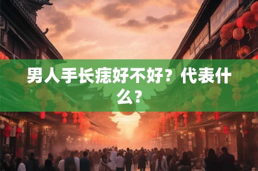 男人手长痣好不好?代表什么? 男人手长痣好不好?代表什么?