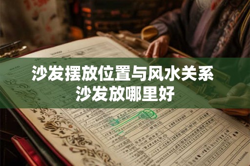 沙发摆放位置与风水关系 沙发放哪里好