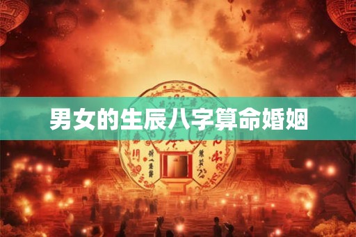 男女的生辰八字算命婚姻