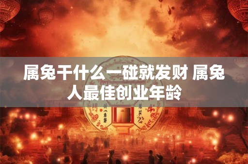 属兔干什么一碰就发财 属兔人最佳创业年龄