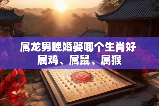 属龙男晚婚娶哪个生肖好 属鸡、属鼠、属猴 属龙男晚婚娶哪个生肖好 属鸡、属鼠、属猴