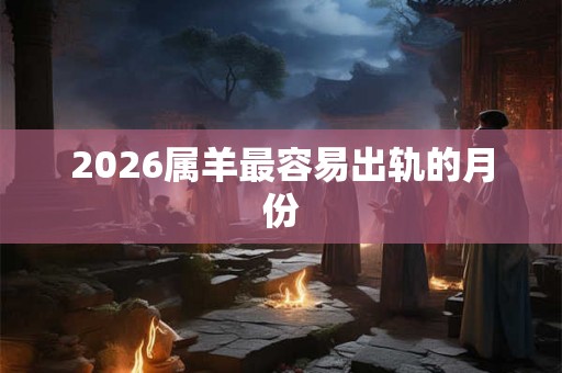 2026属羊最容易出轨的月份 2026属羊最容易出轨的月份