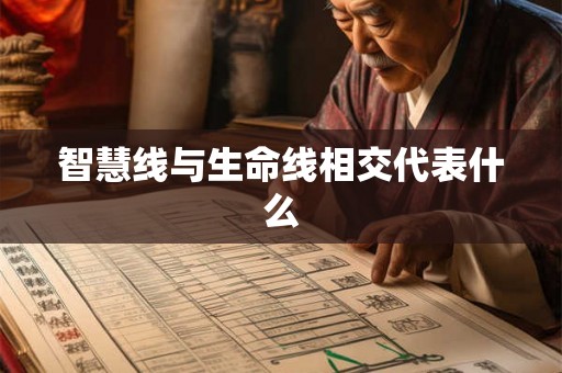 智慧线与生命线相交代表什么