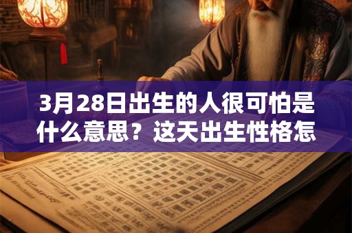 3月28日出生的人很可怕是什么意思?这天出生性格怎么样? 3月28日出生的人很可怕是什么意思?这天出生性格怎么样?