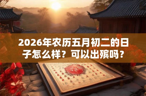 2026年农历五月初二的日子怎么样?可以出殡吗? 2026年农历五月初二的日子怎么样?可以出殡吗?