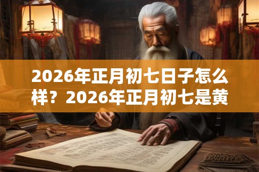2026年正月初七日子怎么样？2026年正月初七是黄道吉日吗？