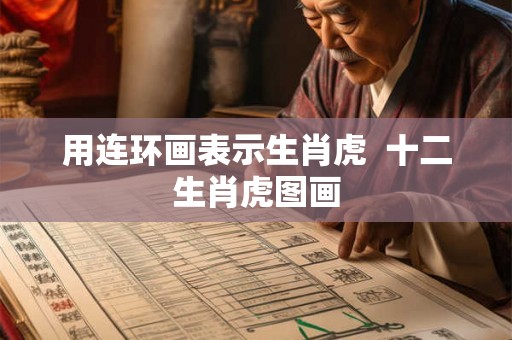 用连环画表示生肖虎  十二生肖虎图画