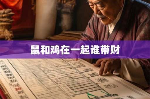 鼠和鸡在一起谁带财