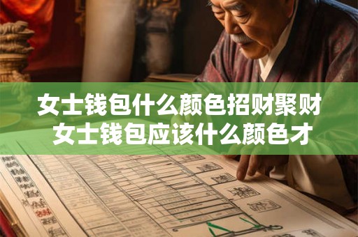 女士钱包什么颜色招财聚财 女士钱包应该什么颜色才能招财