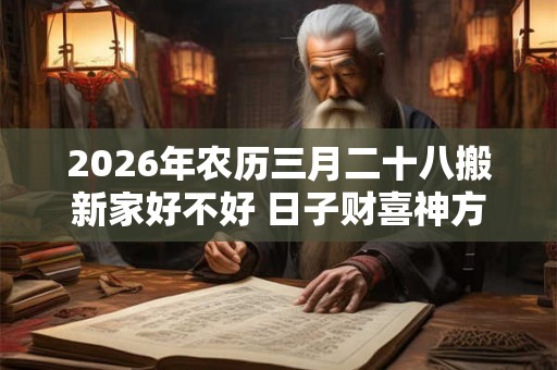 2026年农历三月二十八搬新家好不好 日子财喜神方位