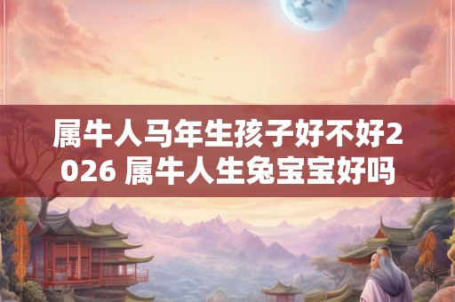 属牛人马年生孩子好不好2026 属牛人生兔宝宝好吗