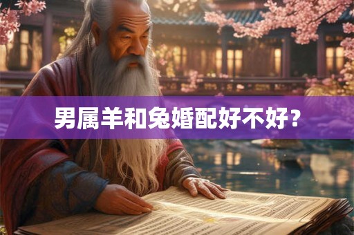 男属羊和兔婚配好不好？