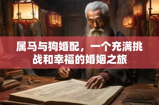 属马与狗婚配，一个充满挑战和幸福的婚姻之旅