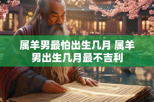 属羊男最怕出生几月 属羊男出生几月最不吉利