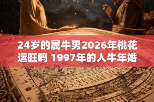 24岁的属牛男2026年桃花运旺吗 1997年的人牛年婚姻趋势