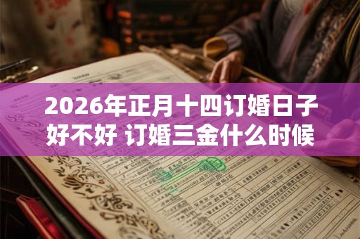 2026年正月十四订婚日子好不好 订婚三金什么时候佩戴