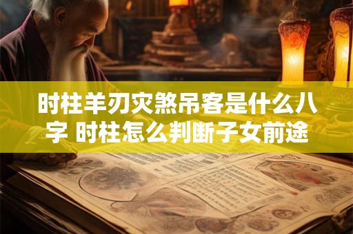 时柱羊刃灾煞吊客是什么八字 时柱怎么判断子女前途 时柱羊刃灾煞吊客是什么八字 时柱怎么判断子女前途