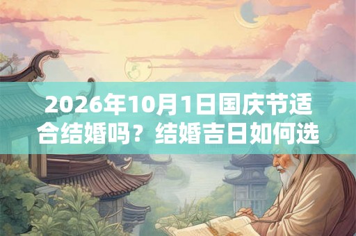 2026年10月1日国庆节适合结婚吗？结婚吉日如何选择？